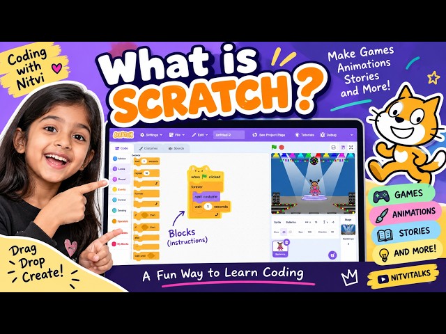 What Is Scratch 🐱  A Fun Way to Learn Coding!