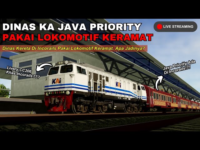 Dinas Kereta Api Java Priority Di Incorails❗❗ [Roblox Incorails]