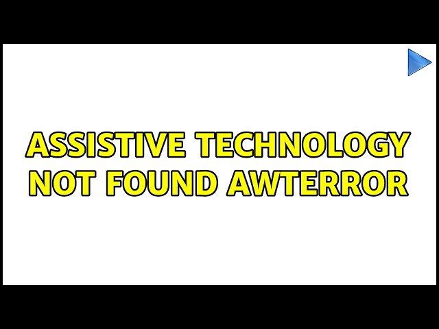 Ubuntu: Assistive technology not found AWTError (5 Solutions!!)