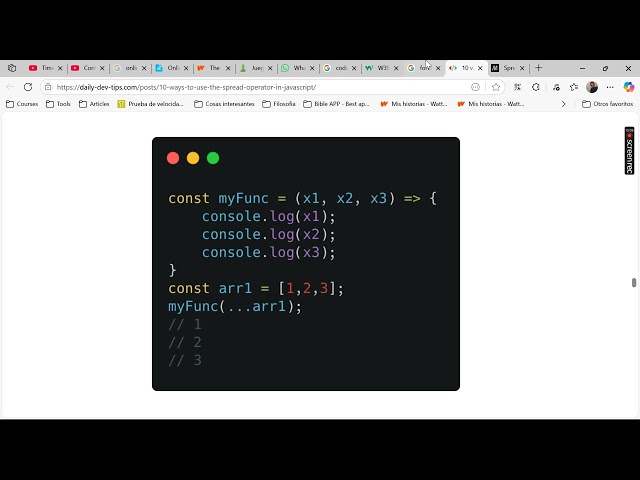 Working with SPREAD operator and ForEach in JavaScript   25 06 2025 12 54 26 REC