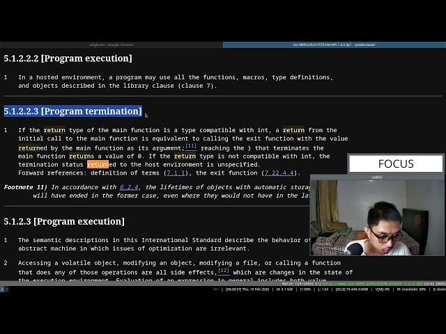 Live study: read along book "Operating Systems: Three Easy Pieces" (Part 9)