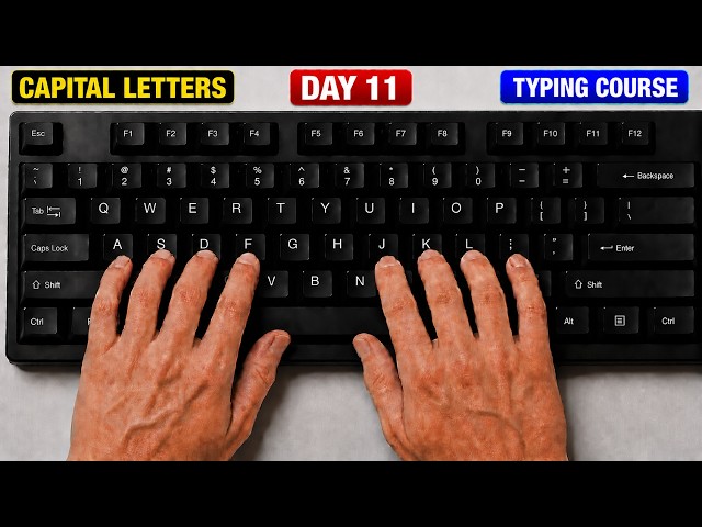 English Typing Course Day-11 | Free Typing Lessons | Touch Typing Course | EasyTech Class