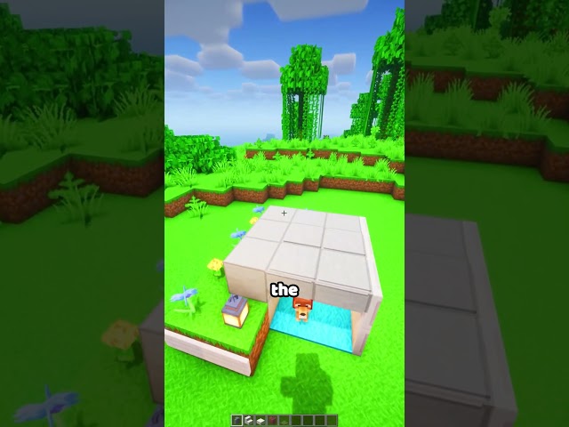 how to make a modern dog house #minecraft @ItsKingBlake
