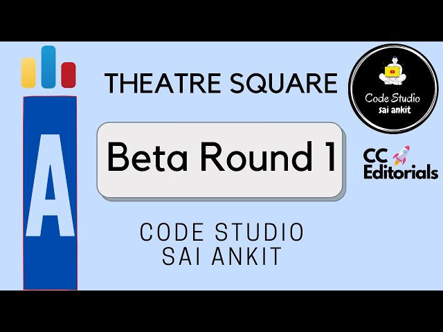 CodeForces Beta Round 1 | Theatre Square | Codeforces Editorials/Tutorials - CC Editorial Series