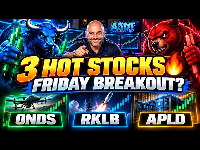Are You Ready for Friday? 3 Stocks to Watch #ONDS, #RKLB and #APLD