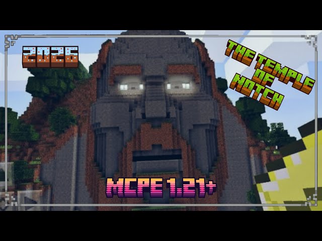 The Temple Of Notch 2026 For MCPE 1.21+ Gameplay Showcase .