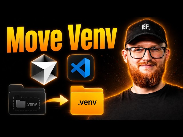 How To Move .venv folder(Virtual Environment) in VS Code/Cursor