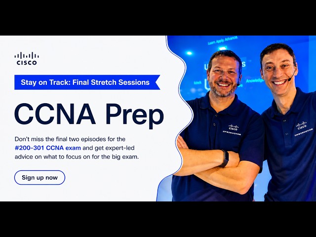 Breaking down the CCNA’s Most Challenging Concepts | CCNA Prep Stay on Track Episode 2