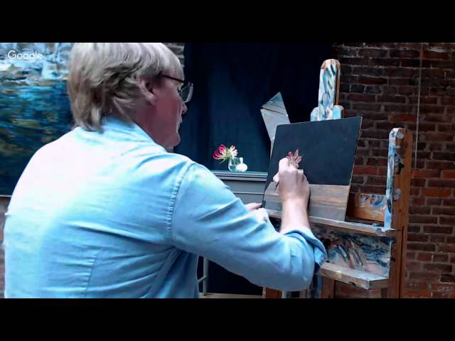 Colin Fraser Live Painting Demo at Principle Gallery