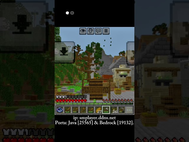 Nova loja GUI no servidor! Economia rápida e fácil 💰 #Minecraft #Survival #Economia #MCBR #bedrock