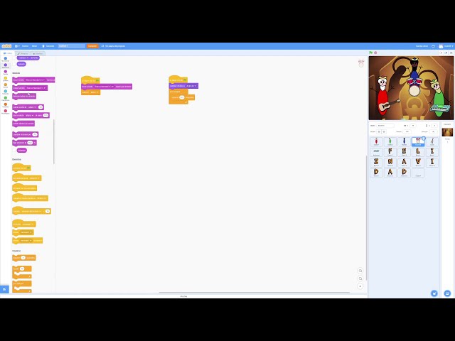 Felicitación de Navidad en Scratch