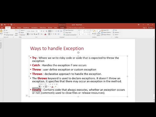 Java Exception Handling | try-catch-finally block | #java