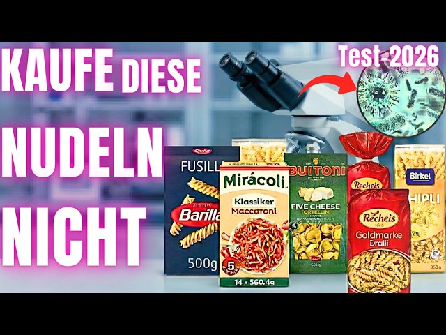 Pasta Test 2026: 3 Brands are Pure Poison! 🍝❌ Glyphosate & Mineral Oil Analysis
