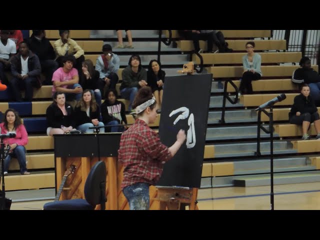 Speed Painting - Oswego High School Talent Show Winner