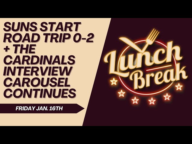 Do The Arizona Cardinals Know What They Are Doing? | 1.16 Lunch Break