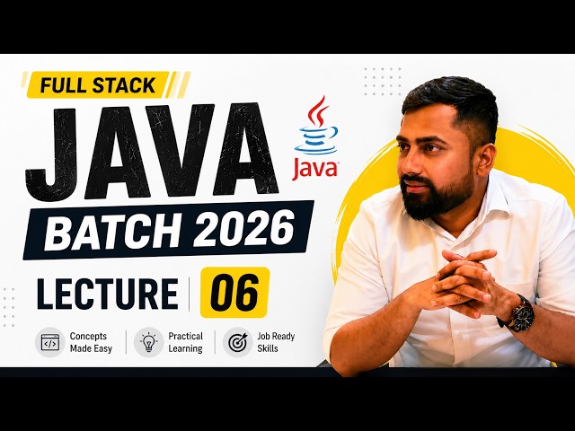 Full Stack Java — Class 6: Operators | IT Shaala Batch 2026