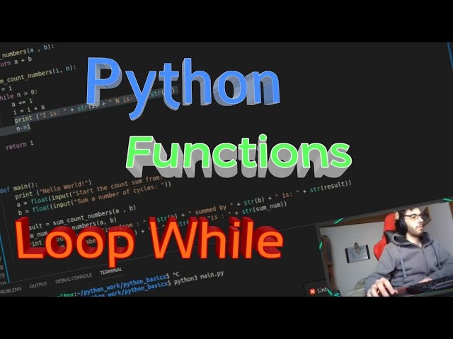 PYTHON WHILE FUNCTIONS #1