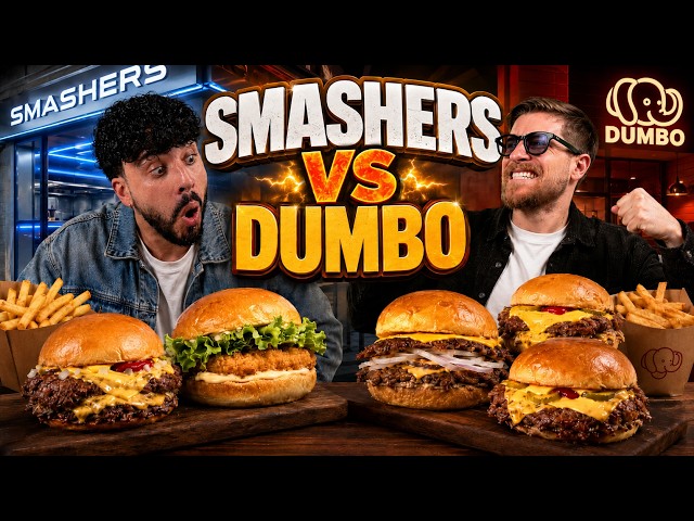 SMASHERS vs DUMBO: WHICH IS THE BEST SMASHBURGER IN ITALY? - THE RESULT WILL TRULY SURPRISE YOU