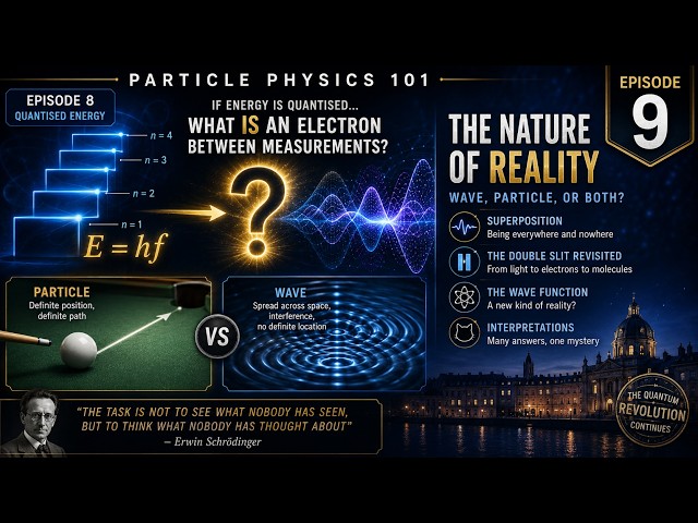 Particle Physics 101: Part 9:  Waves, Particles, and Probability #quantumphysics #universe #space