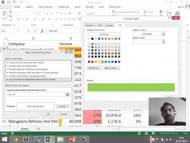 Excel Formatting 5: Conditional Formatting Manual