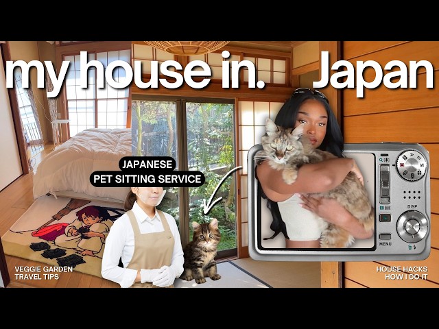 MY HOUSE IN JAPAN? VEGGIE GARDEN AND PETS WHILE TRAVELING