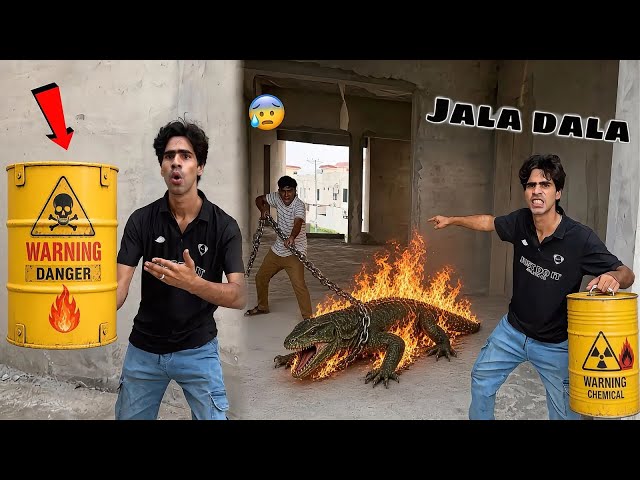 Big Lizard Ko Jala Dala 😱 Ye Kaise Hua ! 😨