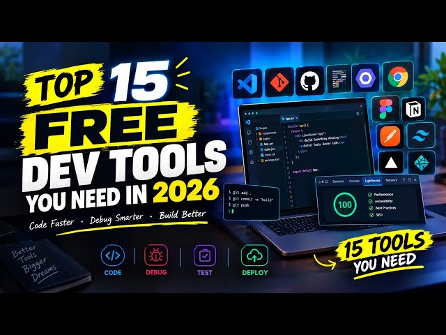 15 Tools Every Web Developer Must Know in 2026