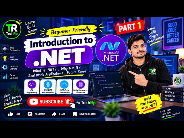 Introduction for Dot Net | Part 1#DotNet #NET #fullstackdevelopment#ai#dotnetinterview#webapi