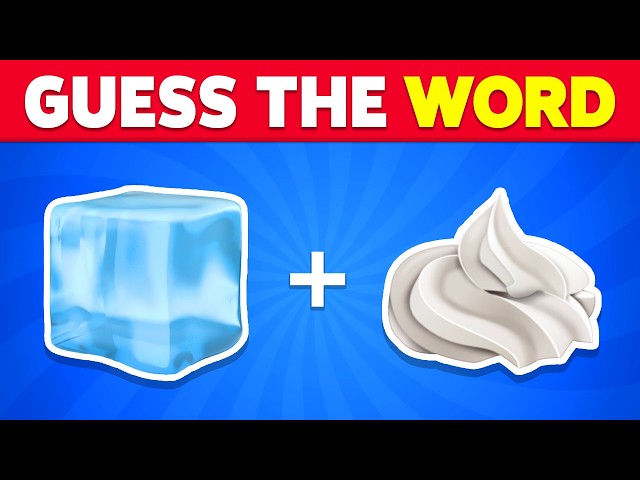 Guess the WORD by Emojis? 🤔 Quiz Blitz