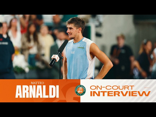 Matteo Arnaldi | Round 4 on-court Interview | Roland-Garros 2026