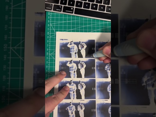 mixed media animation tutorial :) #shorts