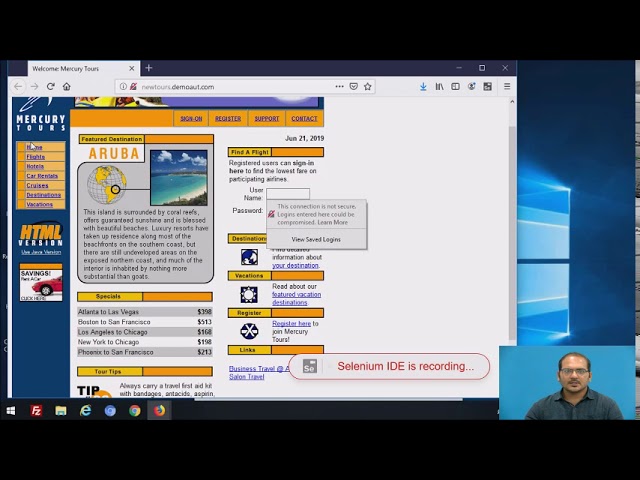 Testing Web Application Using Selenium IDE