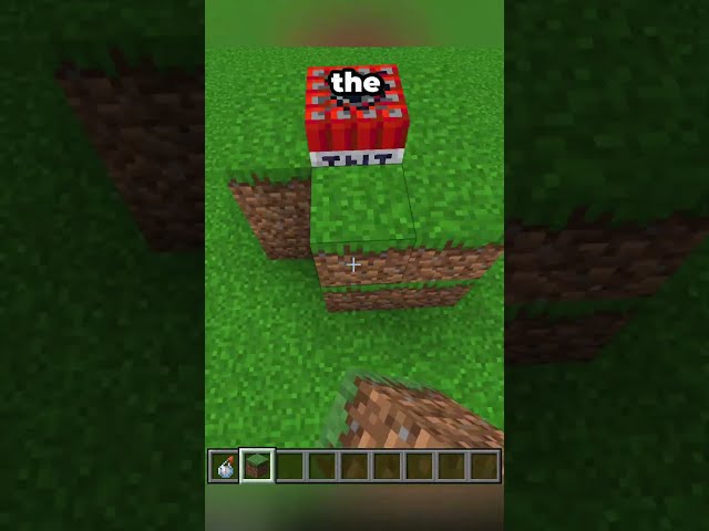 How To Build An Impossible Slab In Minecraft 🧪 #minecraft #glitch