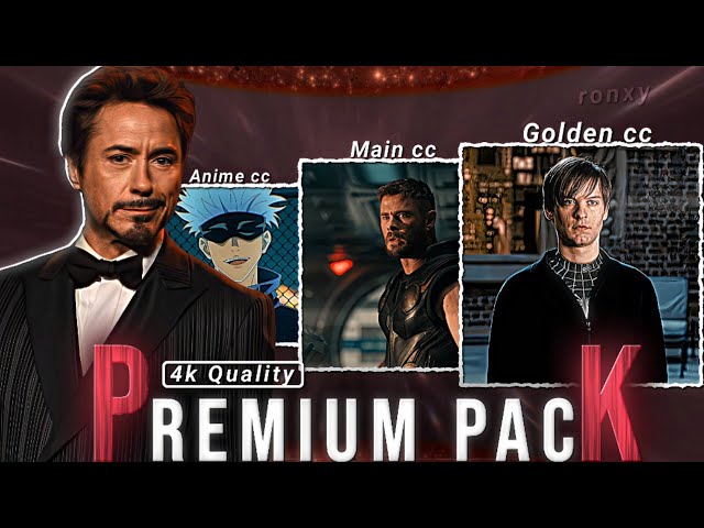 TOP 5 PREMIUM CC PACK IN ALIGHT MOTION (+PRESET) 🌷🗿