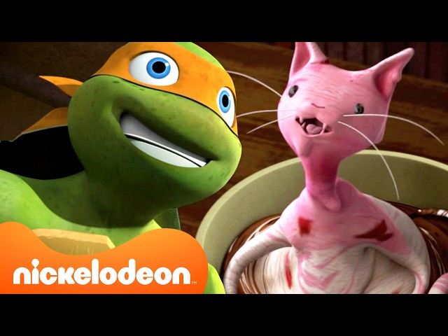 Ninja Turtles Eating the Weirdest Foods Ever for 30 Minutes Straight 🍕 | TMNT | Nicktoons