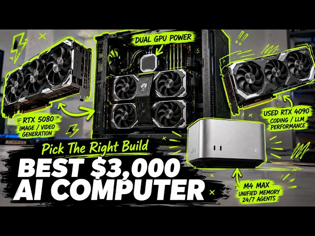 Best $3,000 Local AI Workstation: RTX 5080 vs RTX 4090 vs Mac Studio for Local AI