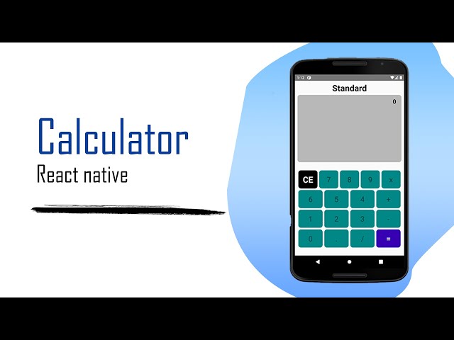 Build a Calculator app | react native | no talking