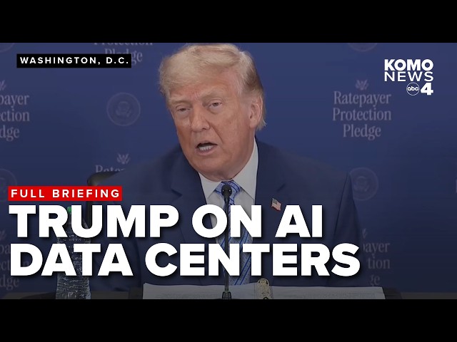 Keeping AI data centers in check: Trump unveils plan to your electric bills from going up