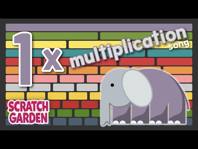 1s Multiplication Song | Sing the One Times Table | Scratch Garden