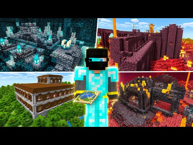 I Explored All Minecraft Structures Part 2 (almost complete)