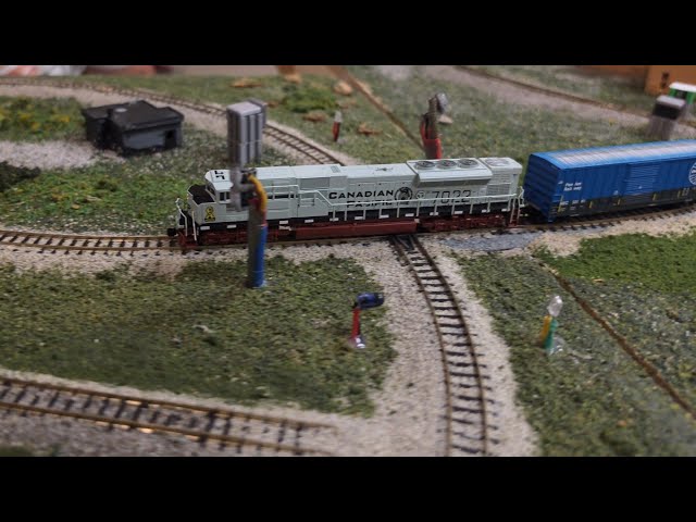 Model trains belonging to @cooltrainsinmontreal4883 at the Expo Raill model train show - August 2026