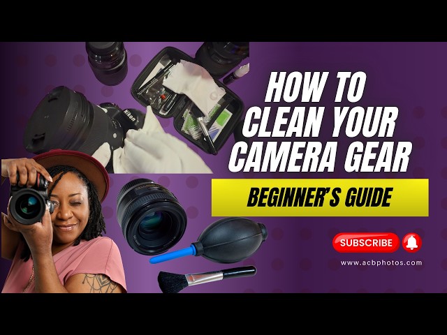 How to Properly Clean Your Camera & Lenses 📸 | Camera Cleaning for Beginners