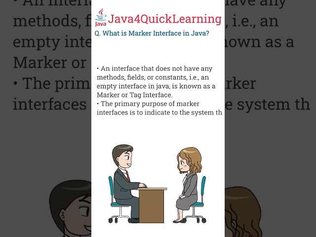 What is Marker Interface in Java #corejava #marker #interfaces #coding  #java4quicklearning