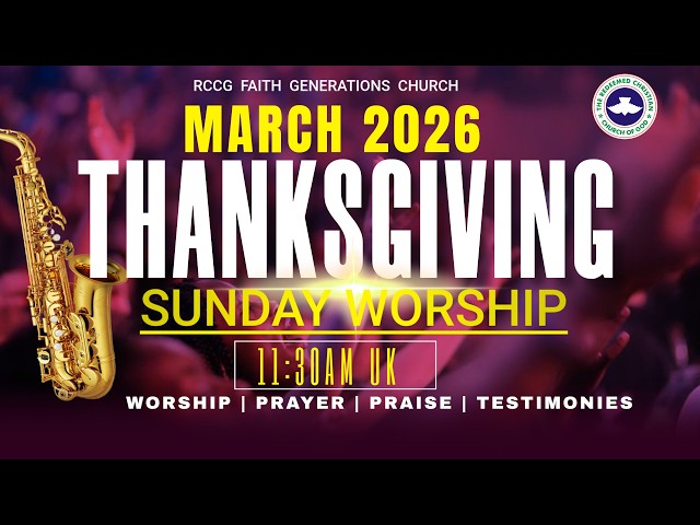 Sunday Thanksgiving Service // 1st  march  2026// Pastor Rufus & Pastor Tayo Ajayi