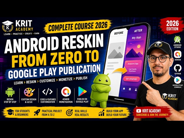 KRIT Academy Mastering Mobile Application Reskinning and Monetization