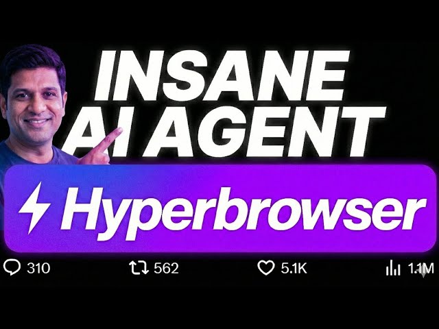 Hyper Agent: The New Free AI Tool That Automates Any Website (No-Code Browser Automation)Description