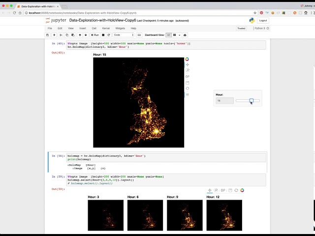 Visualize Traffic Accidents by Hour with Holoview, Bokeh, and Python