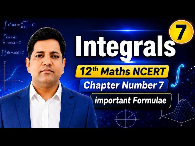 Integrals Class 12 Maths | NCERT Chapter 7 | Important Formulae | सभी महत्वपूर्ण सूत्र | Vikas Sir
