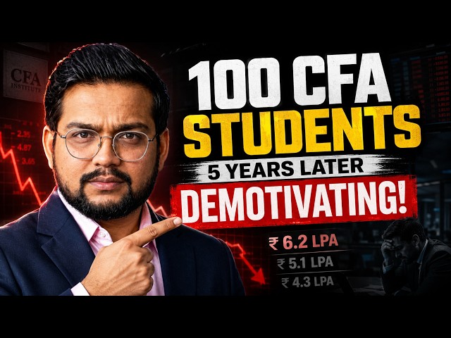 I Asked 100 of My Old CFA Students What They Earn after 5 Years. The Answer was Demotivating!