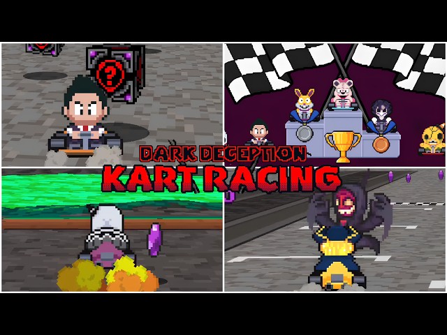 Super Dark Deception Mobile Gameplay | MiniGame - Dark Deception Kart Racing